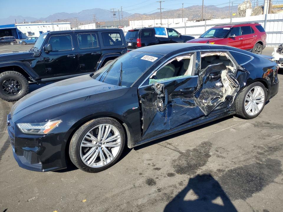 2019 Audi A7 VIN WAUU2AF2XKN032953 COPART salvage auction — SIDE, Ca - Salvage Certificate, sold $11,100 on 2026-08-19 (photo 1)