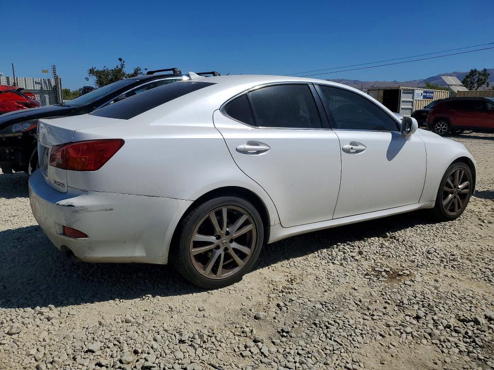 2008 Lexus Is 250 VIN JTHBK262985052974 COPART salvage auction — MINOR DENT/SCRATCHES, Ca - Dis/Dlr/Exp Only Clean Title, sold $550 on 2026-07-14 (photo 3)