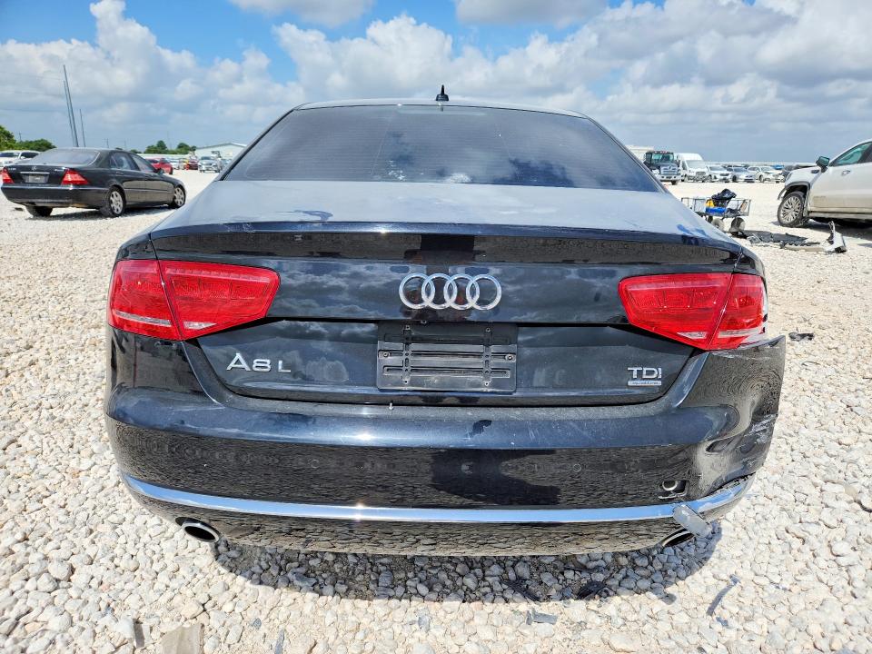 2014 Audi A8 VIN WAURMAFD0EN006478 COPART salvage auction — REAR END, Tx - Salvage Vehicle Title, sold $6,200 on 2026-07-09 (photo 6)