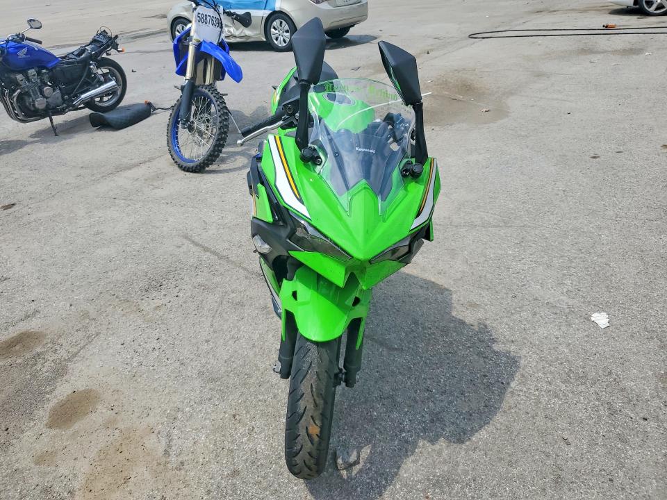 2025 Kawasaki Ex VIN ML5EXGH18SDA39841 COPART salvage auction — FRONT END, Pa - Certificate Of Salvage, sold $2,050 on 2026-07-23 (photo 2)