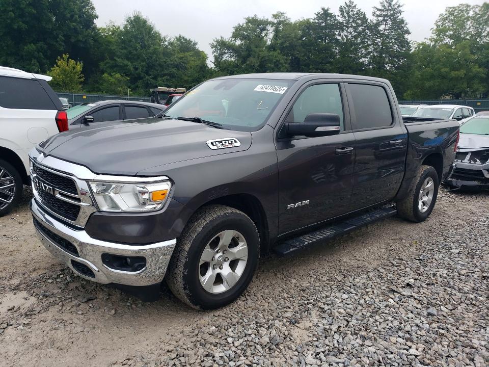 2021 Ram 1500 VIN 1C6SRFFM1MN553851 COPART salvage auction — MINOR DENT/SCRATCHES, Tn - Certificate Of Title, sold $150 on 2026-07-28 (photo 1)