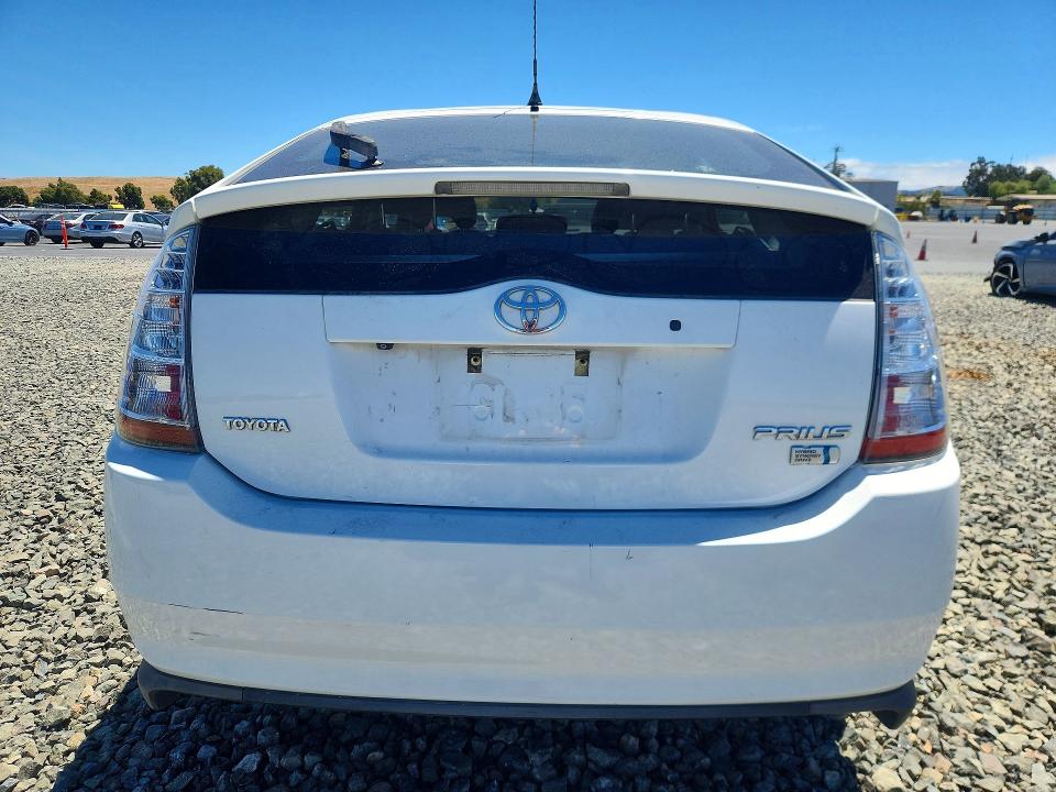 2008 Toyota Prius VIN JTDKB20U887733207 COPART salvage auction — VANDALISM, CA - SALVAGE CERTIFICATE, sold $80 on 2026-07-29 (photo 6)