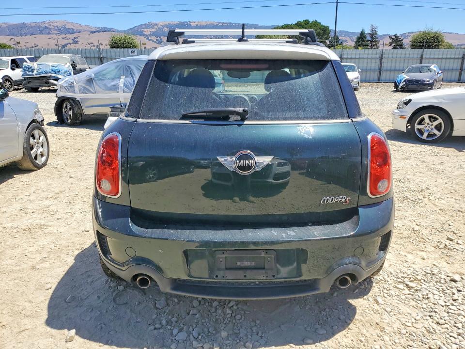 2012 Mini Cooper VIN WMWZC5C56CWL57409 COPART salvage auction — MECHANICAL, Ca - Dis/Dlr/Exp Only Clean Title, sold $600 on 2026-08-04 (photo 6)