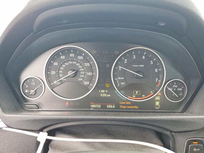 2012 BMW 3er VIN WBA3A9G51CNN67886 COPART salvage auction — FRONT END, Tn - Salvage Certificate, sold $650 on 2026-07-15 (photo 9)