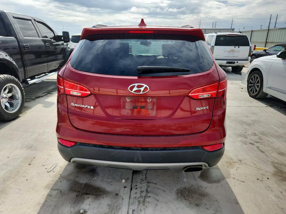 2013 Hyundai Santa fe VIN 5XYZU3LB6DG037418 COPART salvage auction — MECHANICAL, TX - CERTIFICATE OF TITLE, sold $800 on 2026-07-21 (photo 6)