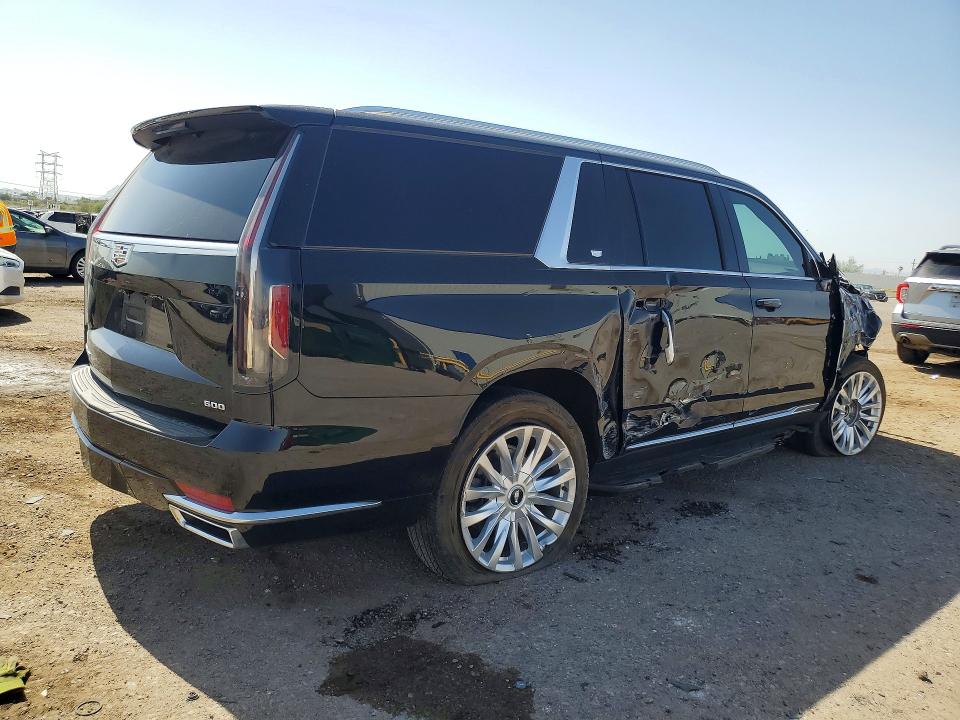 2023 Cadillac Escalade VIN 1GYS4JKL2PR250382 COPART salvage auction — FRONT END, AZ - CERT OF TITLE - SALVAGE, sold $14,900 on 2026-07-31 (photo 3)