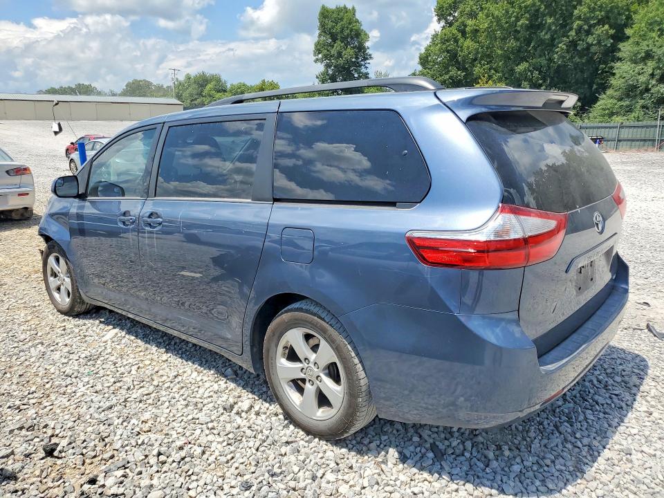2016 Toyota Sienna VIN 5TDKK3DC3GS701373 COPART salvage auction — FRONT END, Tn - Salvage Certificate, sold $175 on 2026-07-21 (photo 2)