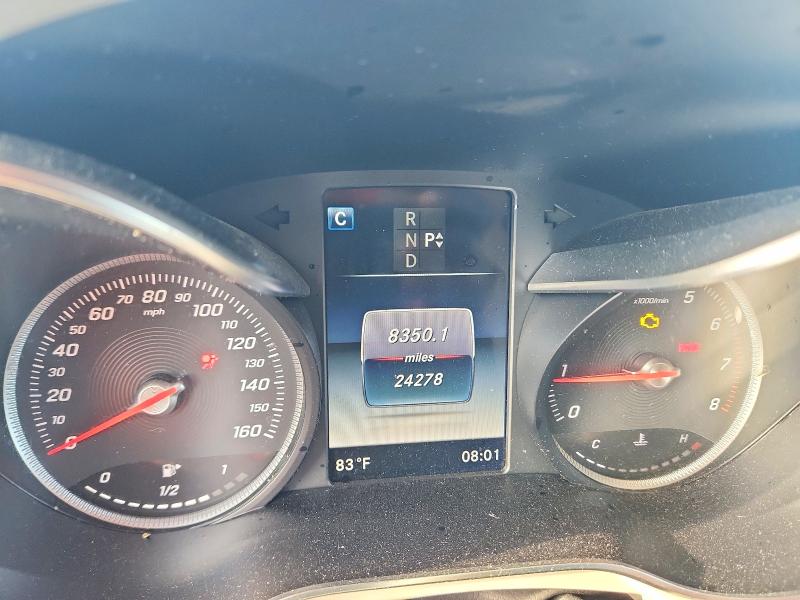 2019 Mercedes-benz Glc VIN WDC0G4KB8KF543379 COPART salvage auction — FRONT END, La - Cert Of Title-Salvage, sold $7,600 on 2026-08-17 (photo 9)