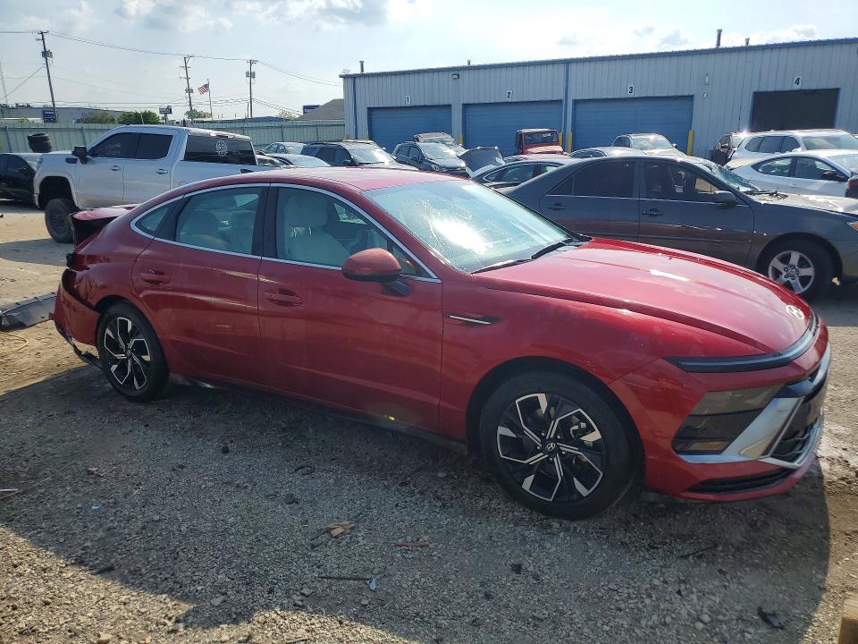 2025 Hyundai Sonata VIN KMHL64JA3SA463138 COPART salvage auction — REAR END, OH - CERTIFICATE OF TITLE (P), sold $8,500 on 2026-07-27 (photo 4)