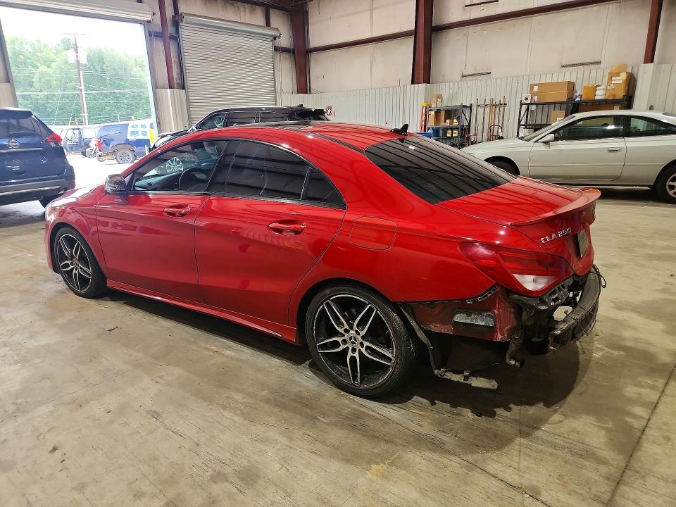2018 Mercedes-benz Cla-klasse VIN WDDSJ4EB1JN587066 COPART salvage auction — REAR END, Tx - Salvage Vehicle Title, sold $1,500 on 2026-08-17 (photo 2)