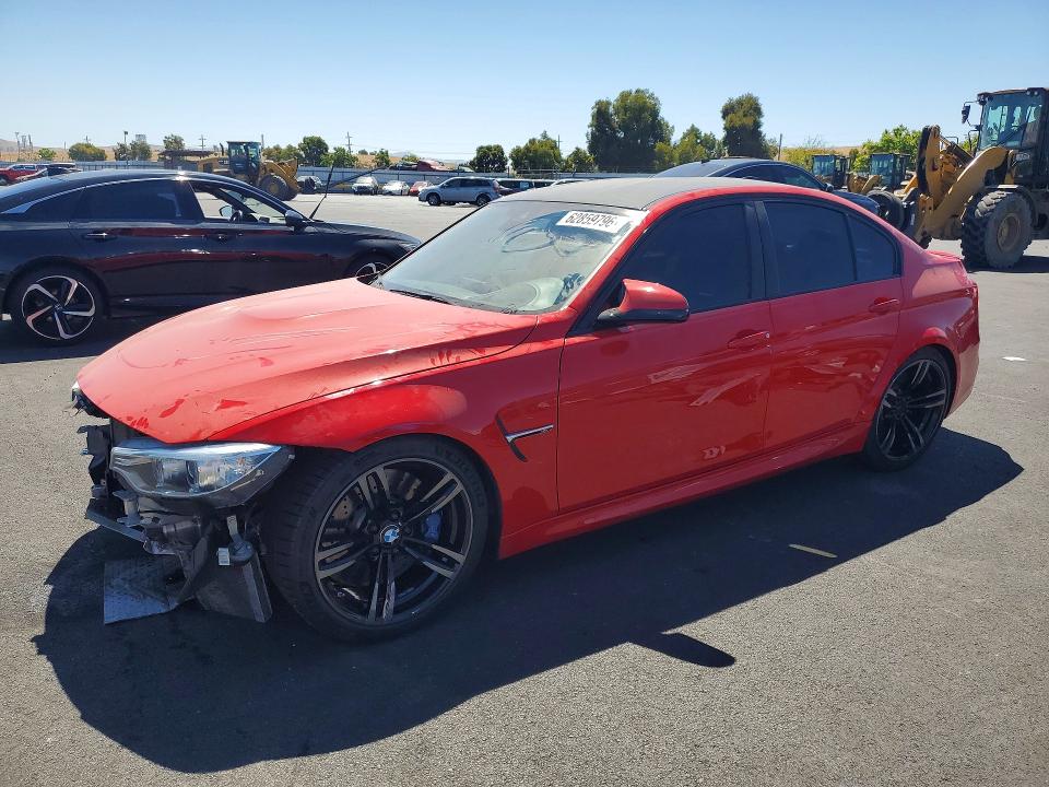 2015 BMW M3 VIN WBS3C9C58FP804751 — COPART salvage auction photo