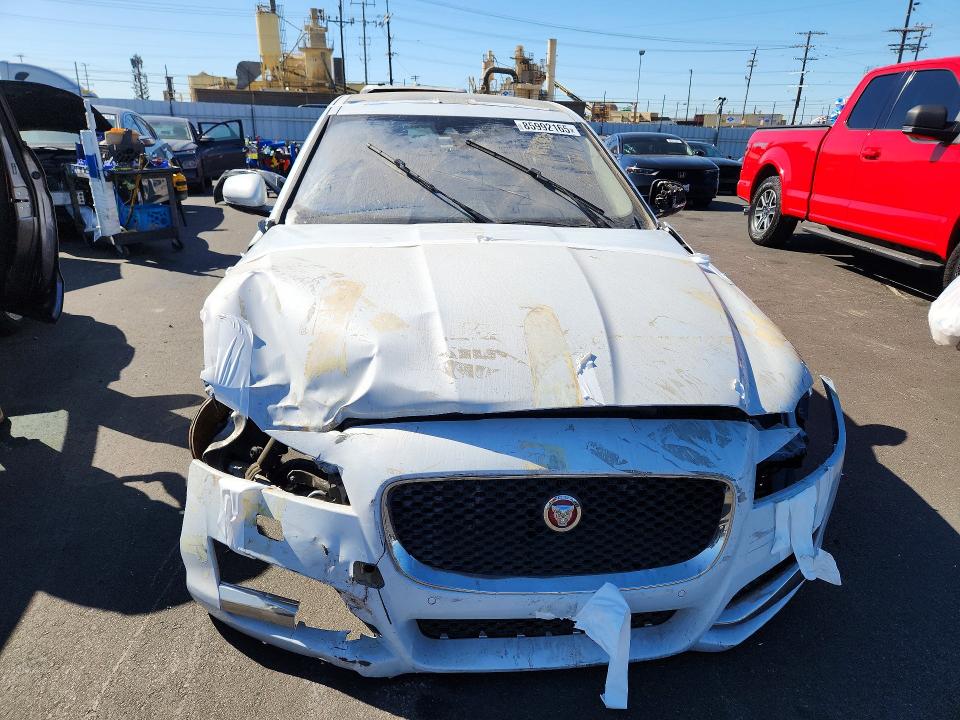 2016 Jaguar Xf VIN SAJBD4BV9GCY13294 COPART salvage auction — FRONT END, Ca - Salvage Certificate (P), sold $700 on 2026-07-20 (photo 5)
