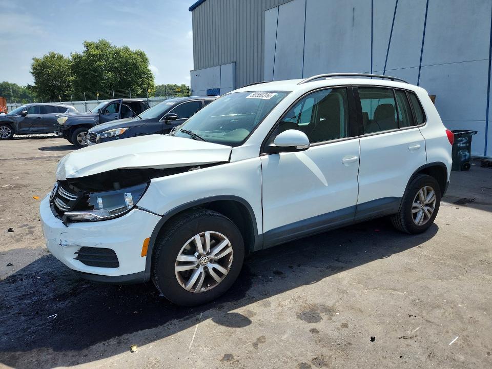 2017 Volkswagen Tiguan VIN WVGAV7AX4HW513010 COPART salvage auction — FRONT END, FL - CERTIFICATE OF DESTRUCTION, sold $350 on 2026-07-22 (photo 1)