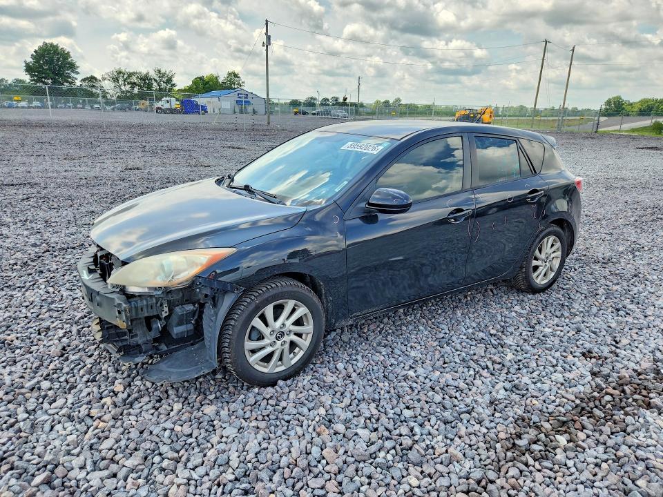 2013 Mazda 3 VIN JM1BL1LP6D1826480 COPART salvage auction — FRONT END, In - Cert Of Title-Salvage Title, sold $40 on 2026-07-28 (photo 1)