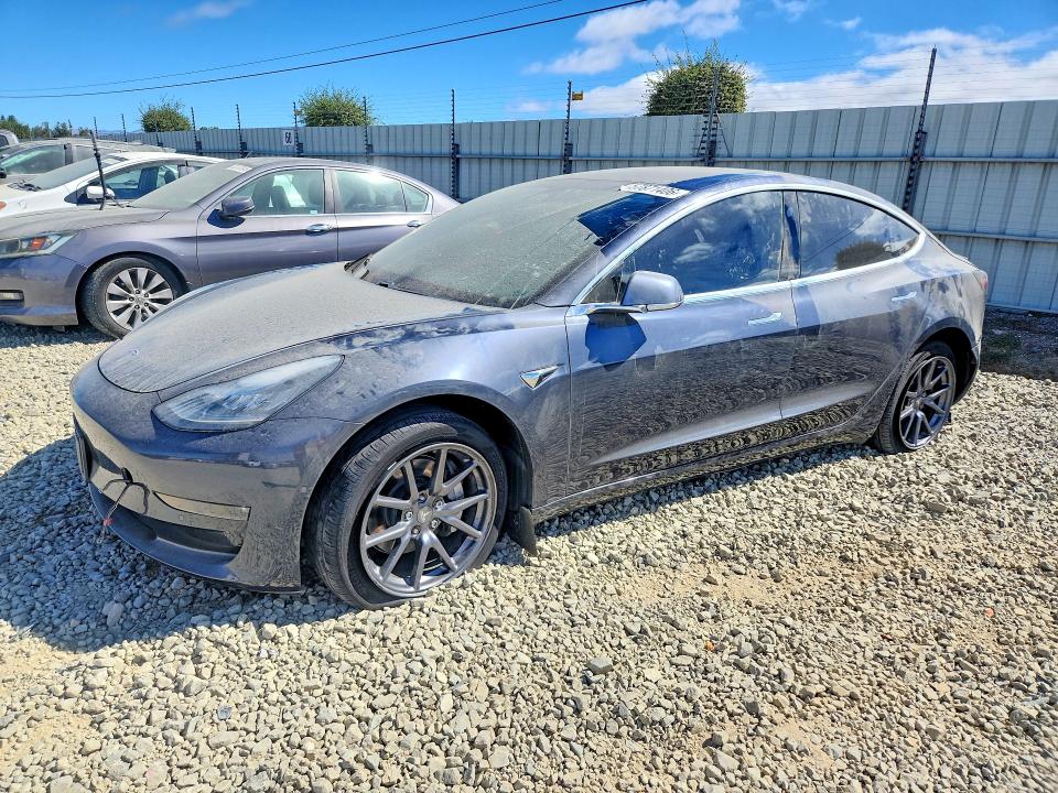2018 Tesla Model 3 VIN 5YJ3E1EA8JF158109 COPART salvage auction — REAR END, Ca - Salvage Certificate, sold $1,750 on 2026-07-28 (photo 1)