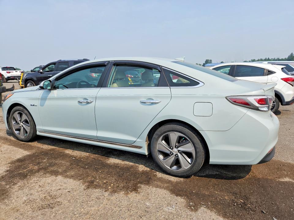 2016 Hyundai Sonata VIN KMHE34L19GA017405 COPART salvage auction — UNDERCARRIAGE, Pa - Certificate Of Salvage, sold $950 on 2026-07-24 (photo 2)