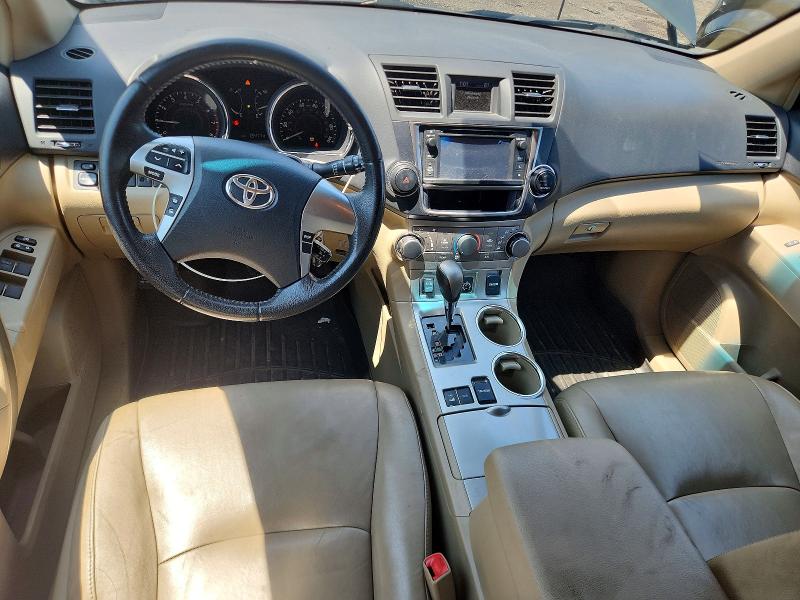 2013 Toyota Highlander VIN 5TDBK3EH5DS209837 COPART salvage auction — REAR END, Ct - Cert Of Title-Salvage, sold $4,450 on 2026-07-17 (photo 8)