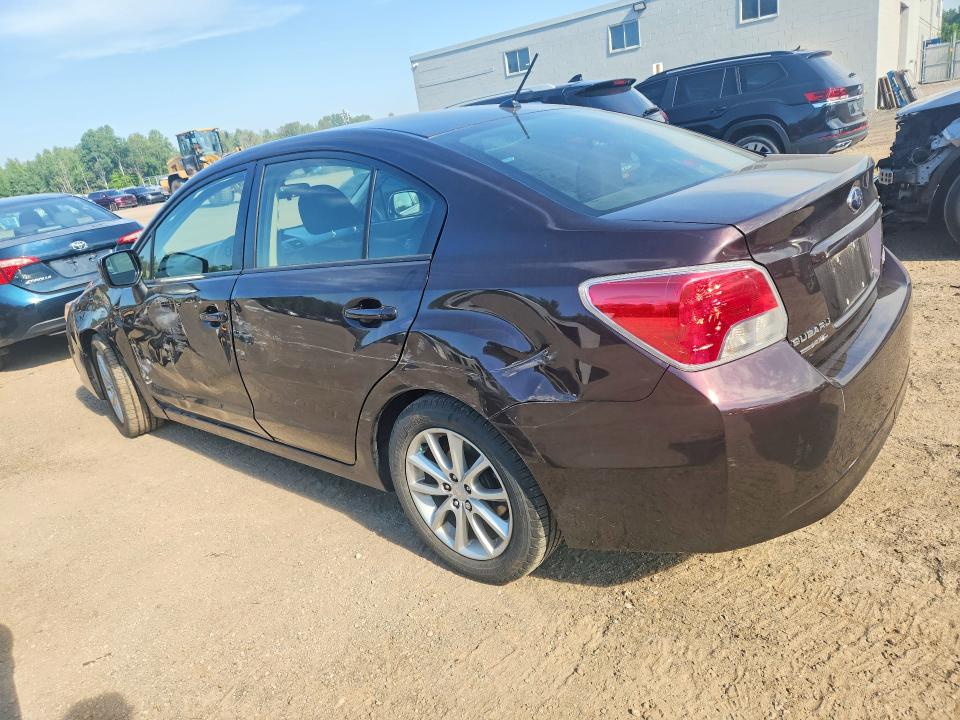 2013 Subaru Impreza VIN JF1GJAC69DH015398 COPART salvage auction — SIDE, On - Permit No Brand - Unfit, sold $1,300 on 2026-07-28 (photo 2)