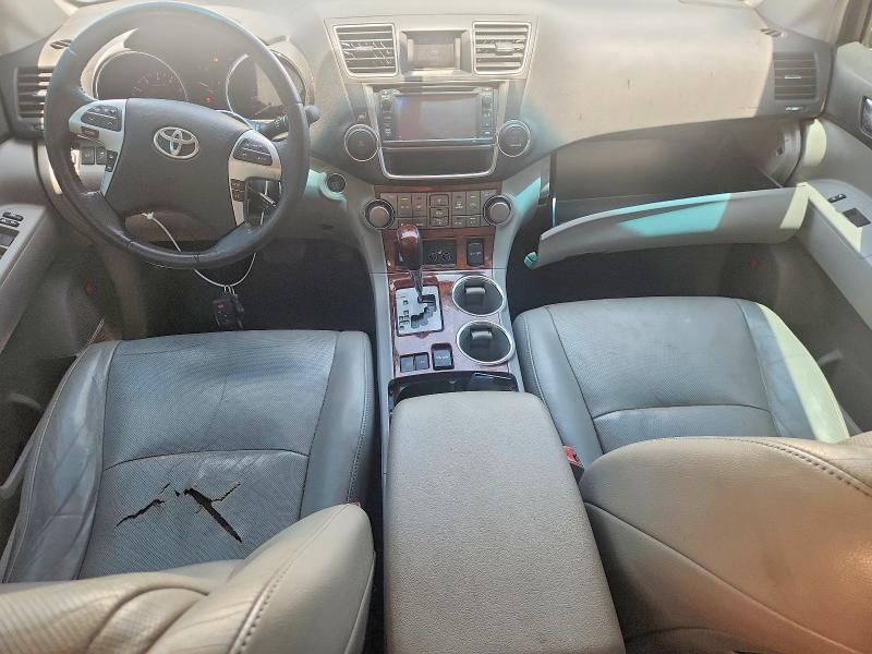 2013 Toyota Highlander VIN 5TDYK3EHXDS095165 COPART salvage auction — FRONT END, Fl - Cert Of Title Slvg Rebuildable, sold $5,900 on 2026-07-31 (photo 8)