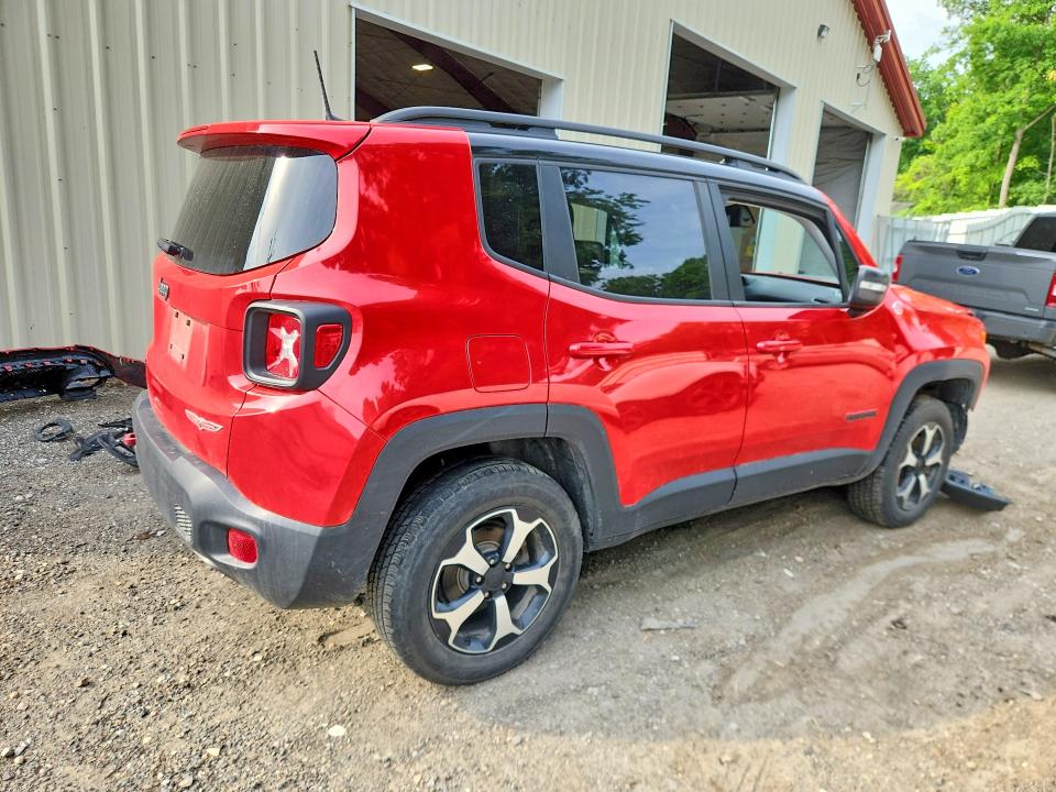 2021 Jeep Renegade VIN ZACNJDC11MPM95062 COPART salvage auction — FRONT END, Vt - Cert Of Title-Salvage Vehicle, sold $2,050 on 2026-08-03 (photo 3)