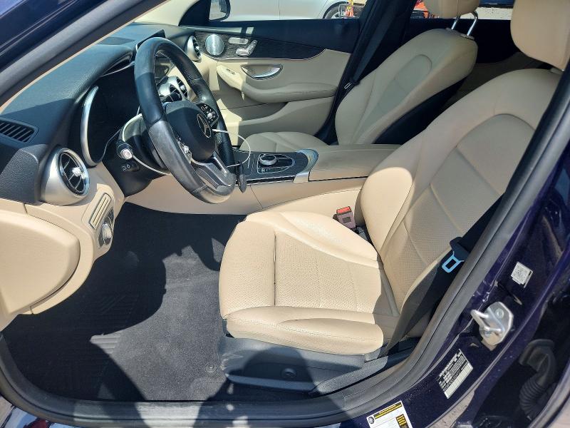 2020 Mercedes-benz C-klasse VIN WDDWF8EB3LR559727 COPART salvage auction — FRONT END, Salvage Title, sold $7,600 on 2026-09-01 (photo 7)