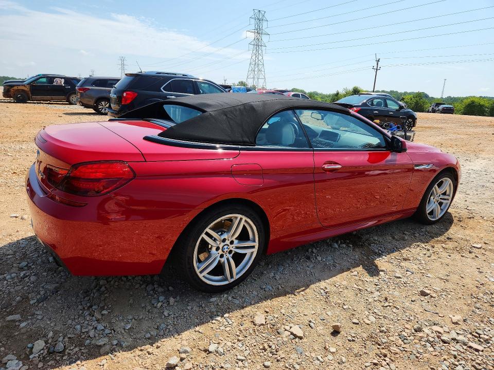 2015 BMW 6 series VIN WBAYP5C58FD873125 COPART salvage auction — SIDE, NC - SALVAGE CERTIFICATE OF TITLE, sold $2,150 on 2026-07-27 (photo 3)