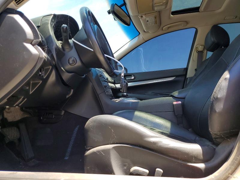 2010 Infiniti G37 VIN JN1CV6AP9AM401315 COPART salvage auction — REAR END, CA - DIS/DLR/EXP ONLY CLEAN TITLE, sold $425 on 2026-07-24 (photo 7)