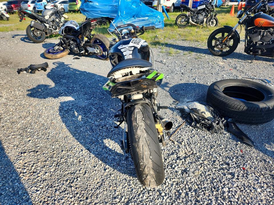 2003 Kawasaki Ninja VIN JKBZXJB163A001947 COPART salvage auction — ALL OVER, Pa - Certificate Of Salvage, sold $700 on 2026-07-20 (photo 4)
