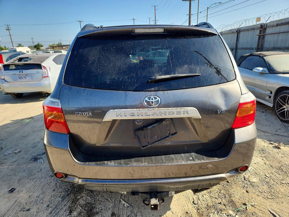 2008 Toyota Highlander VIN JTEDS41A282005738 COPART salvage auction — MECHANICAL, CA - DIS/DLR/EXP ONLY CLEAN TITLE, sold $725 on 2026-07-20 (photo 6)