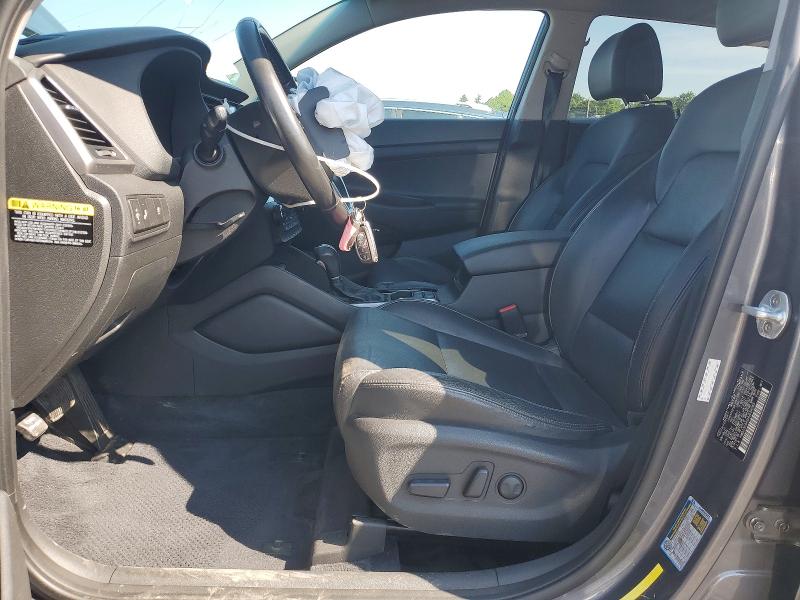 2017 Hyundai Tucson VIN KM8J3CA42HU534065 COPART salvage auction — FRONT END, Pa - Certificate Of Salvage, sold $225 on 2026-07-28 (photo 7)