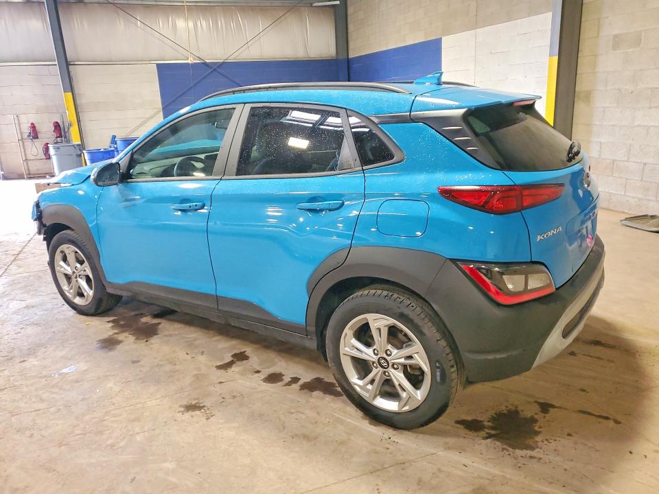 2023 Hyundai Kona VIN KM8K6CAB6PU977358 COPART salvage auction — FRONT END, Pa - Certificate Of Salvage, sold $3,950 on 2026-07-22 (photo 2)