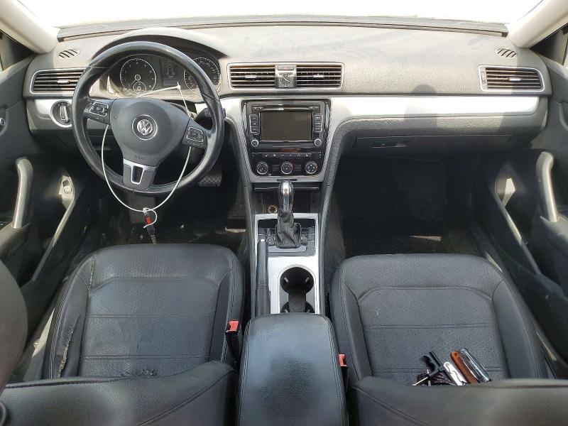 2013 Volkswagen Passat VIN 1VWBP7A39DC111668 COPART salvage auction — FRONT END, Salvage Title, sold $375 on 2026-08-21 (photo 8)