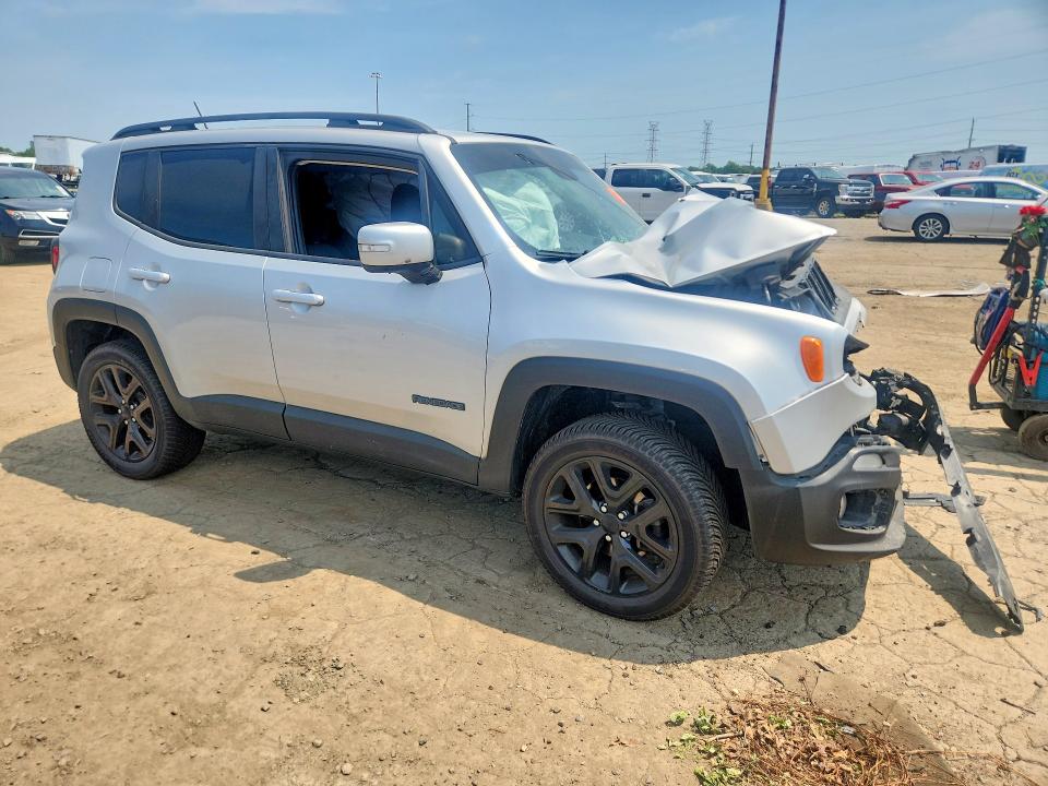2017 Jeep Renegade VIN ZACCJBBH6HPF70146 COPART salvage auction — FRONT END, Mi - Certificate Of Title, sold $475 on 2026-08-21 (photo 4)