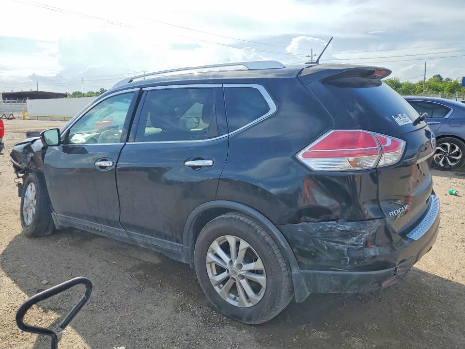 2015 Nissan Rogue VIN KNMAT2MT7FP524791 COPART salvage auction — FRONT END, TX - SALVAGE VEHICLE TITLE (P), sold $100 on 2026-07-16 (photo 2)