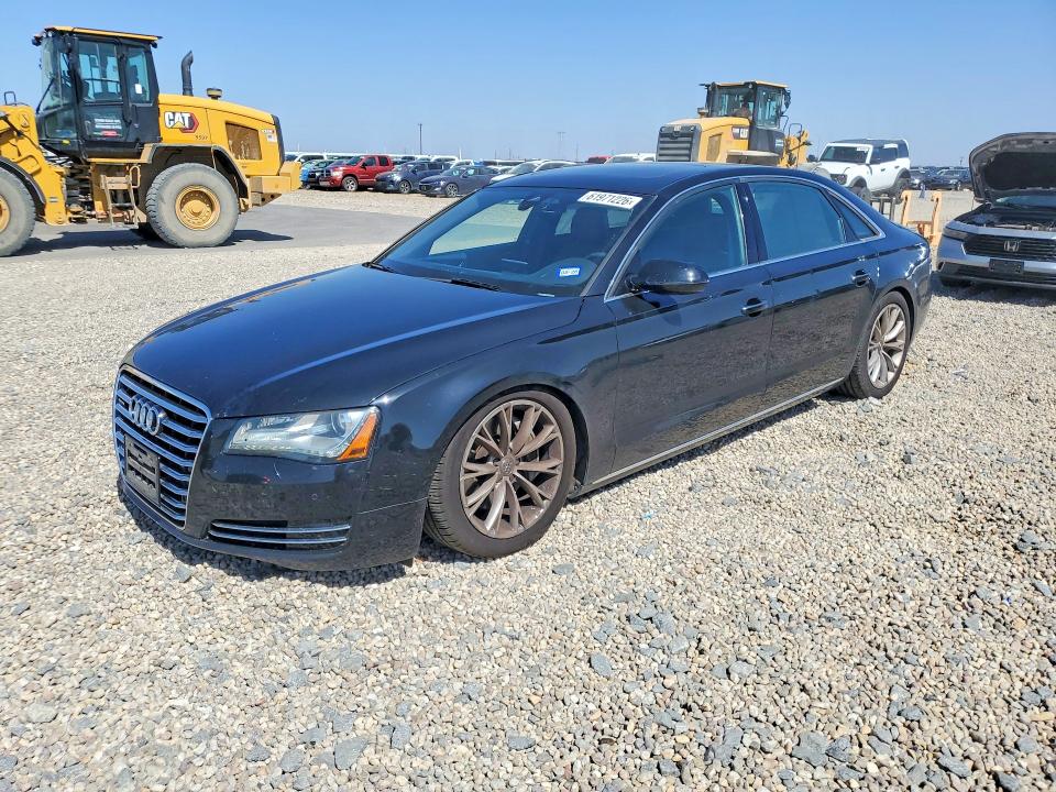 2013 Audi A8 VIN WAURGAFDXDN008261 COPART salvage auction — MINOR DENT/SCRATCHES, Tx - Certificate Of Title, sold $90 on 2026-07-28 (photo 1)