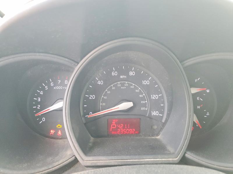 2015 Kia Rio VIN KNADM4A39F6505978 COPART salvage auction — REAR END, Tx - Salvage Vehicle Title, sold $1,050 on 2026-07-31 (photo 9)