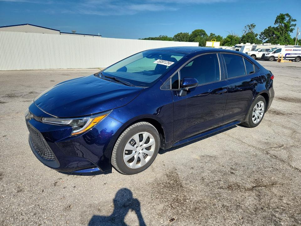 2022 Toyota Corolla VIN 5YFEPMAE2NP283467 COPART salvage auction — HAIL, Fl - Cert Of Title Slvg Rebuildable, sold $7,000 on 2026-07-22 (photo 1)