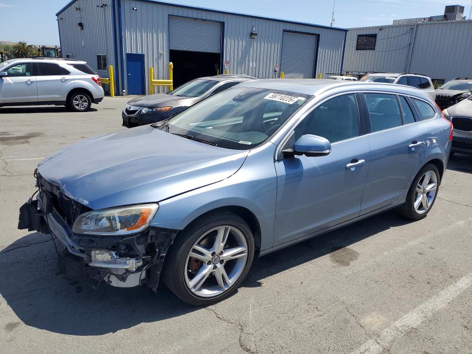 2017 Volvo V60 VIN YV140MEM2H1369124 COPART salvage auction — FRONT END, CA - SALVAGE CERTIFICATE, sold $1,850 on 2026-08-14 (photo 1)