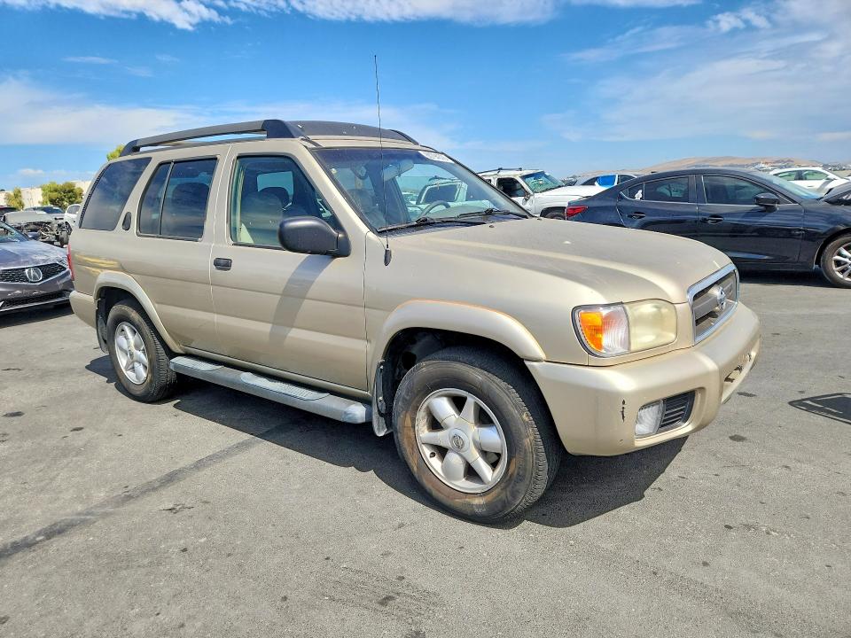 2002 Nissan Pathfinder VIN JN8DR09Y02W745982 COPART salvage auction — FRONT END, Ca - Salvage Certificate, sold $225 on 2026-07-20 (photo 4)