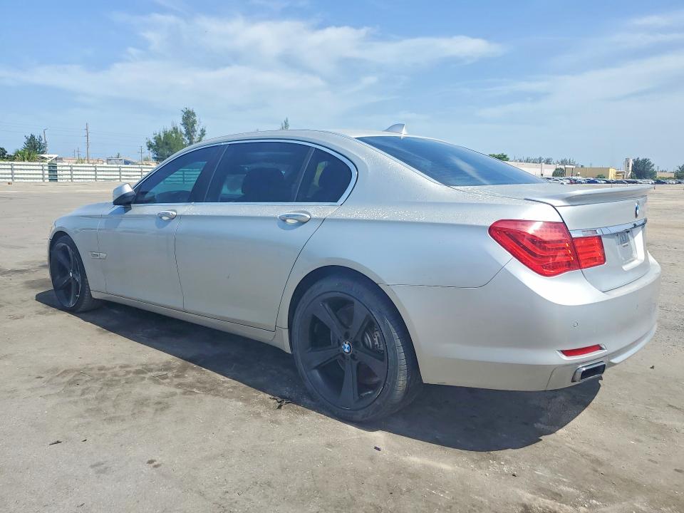 2009 BMW 7 series VIN WBAKB83569CY57182 COPART salvage auction — MECHANICAL, Fl - Certificate Of Title, sold $400 on 2026-07-20 (photo 2)