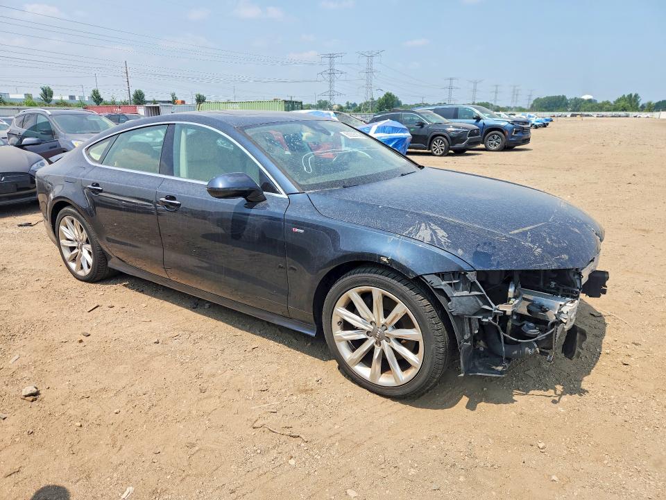 2014 Audi A7 VIN WAU2MBFCXEN028969 COPART salvage auction — FRONT END, Va - Cert Of Title - Salvage, sold $3,100 on 2026-07-28 (photo 4)