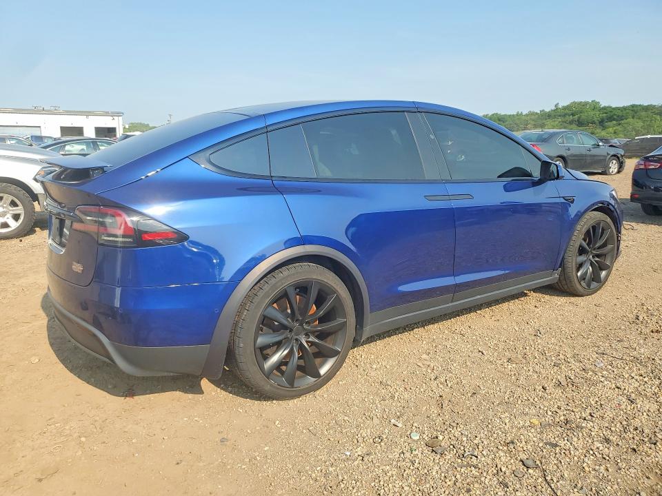 2022 Tesla Model x VIN 7SAXCBE63NF343427 COPART salvage auction — FRONT END, Il - Salvage Certificate, sold $30,000 on 2026-08-19 (photo 3)