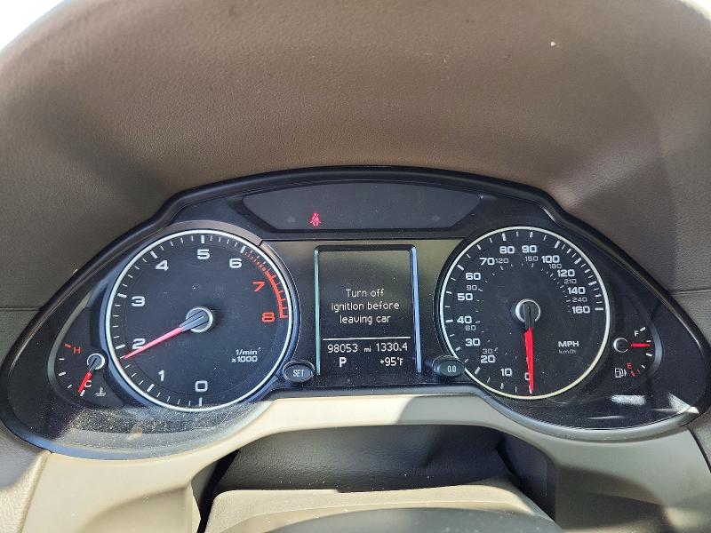 2017 Audi Q5 VIN WA1C2AFP1HA001174 COPART salvage auction — FRONT END, Ut - Salvage Certificate, sold $4,400 on 2026-08-21 (photo 9)