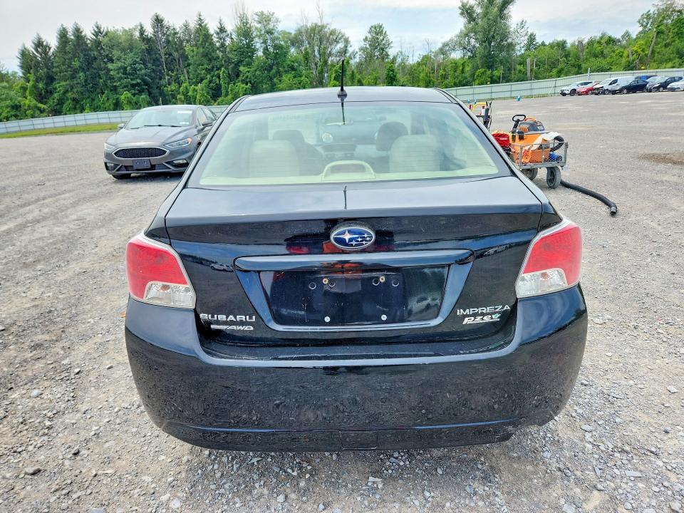 2013 Subaru Impreza VIN JF1GJAA60DH015633 COPART salvage auction — MINOR DENT/SCRATCHES, NY - CERTIFICATE OF TITLE (P), sold $400 on 2026-07-27 (photo 6)