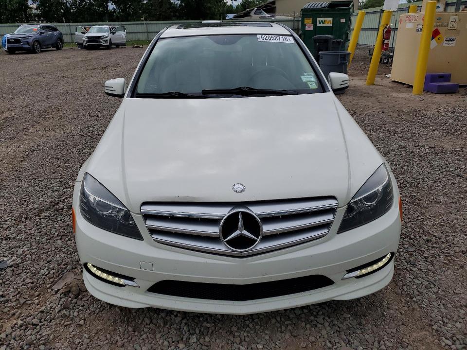 2011 Mercedes-benz C class VIN WDDGF8BB6BR153156 COPART salvage auction — MINOR DENT/SCRATCHES, NY - MV-907A SALVAGE CERTIFICATE, sold $675 on 2026-08-03 (photo 5)
