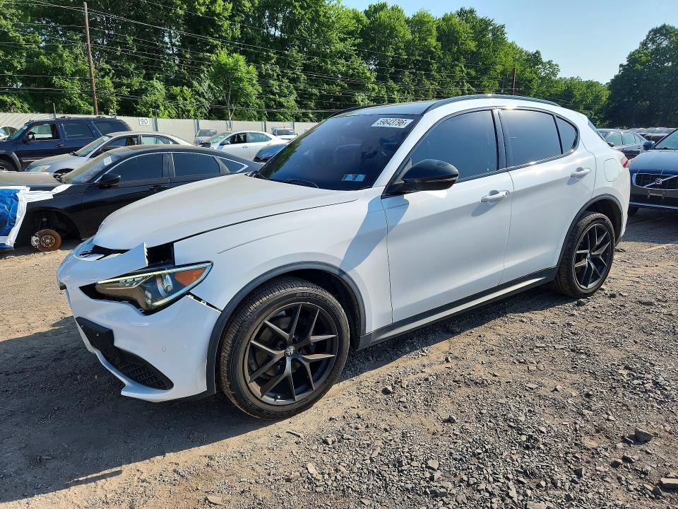 2019 Alfa romeo Stelvio VIN ZASPAKBN4K7C41206 COPART salvage auction — FRONT END, PA - CERTIFICATE OF SALVAGE, sold $4,750 on 2026-08-05 (photo 1)
