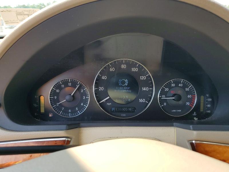 2005 Mercedes-benz E-class VIN WDBUF65J85A658783 COPART salvage auction — MINOR DENT/SCRATCHES, Nj - Certificate Of Title, sold $775 on 2026-07-31 (photo 9)