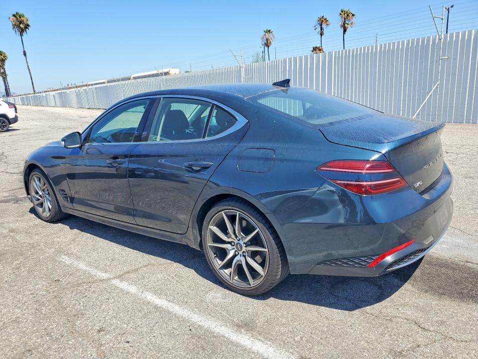 2022 Genesis G70 VIN KMTG34TA2NU094241 COPART salvage auction — FRONT END, CA - CERT OF TITLE-SALVAGED, sold $3,150 on 2026-07-10 (photo 2)