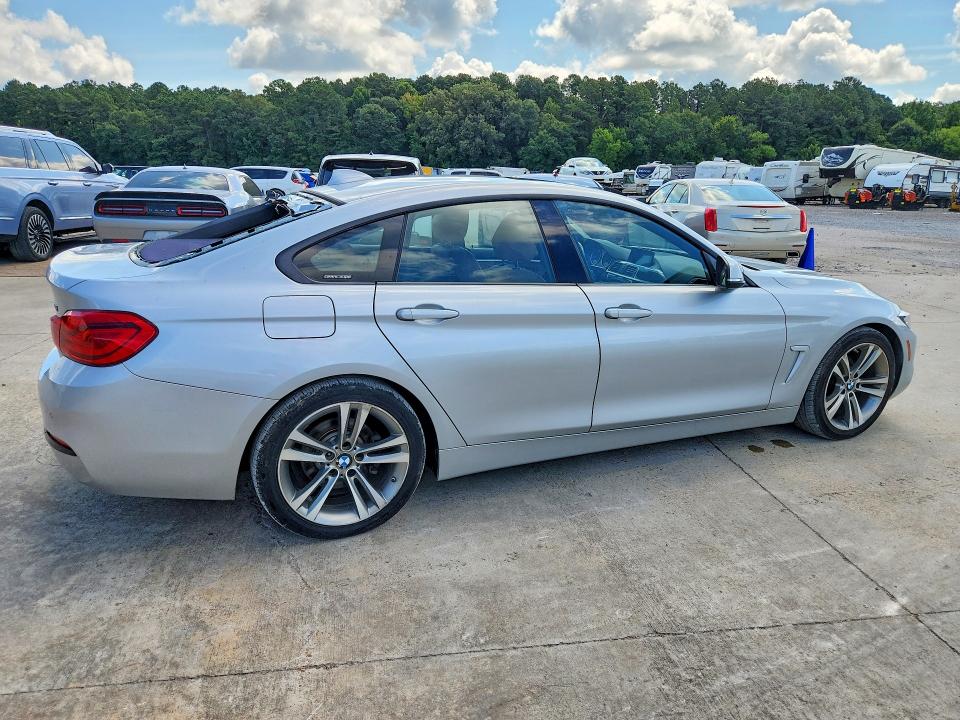 2018 BMW 4er VIN WBA4J1C50JBM09887 COPART salvage auction — HAIL, Ar - Cert Of Title-Salvage, sold $200 on 2026-08-21 (photo 3)