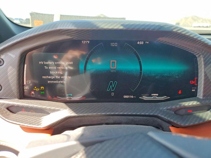 2026 Lamborghini Temerario VIN ZHWUC1ZC6TLA01422 COPART salvage auction — FRONT END, AZ - CERT OF TITLE - SALVAGE, sold $160,000 on 2026-09-22 (photo 9)